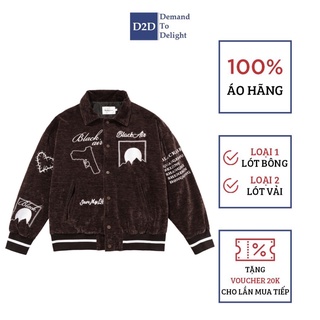 Áo bomber varsity made extreme vải nhung cổ polo 3 màu limited unisex nam nữ cá tính siêu đẹp