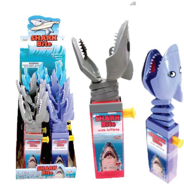 12 Cây Kẹo Mút Hàm Cá Mập Shark Bite Chính Hãng Kidsmania Mỹ