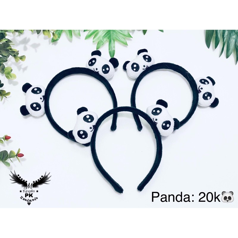 Băng đô cài tóc gấu PANDA