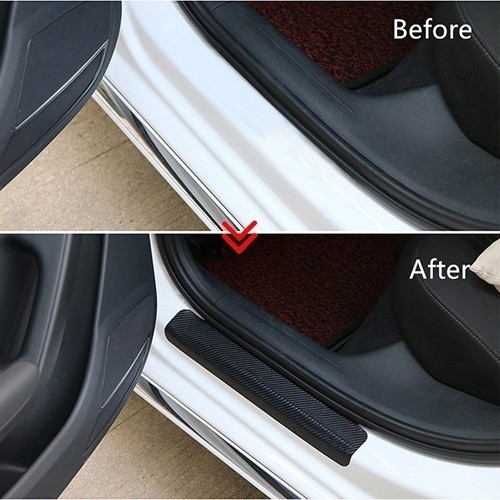 Miếng Dán Sợi carbon Bảo Vệ Cốp Sau Xe Hơi mercedes benz w211
