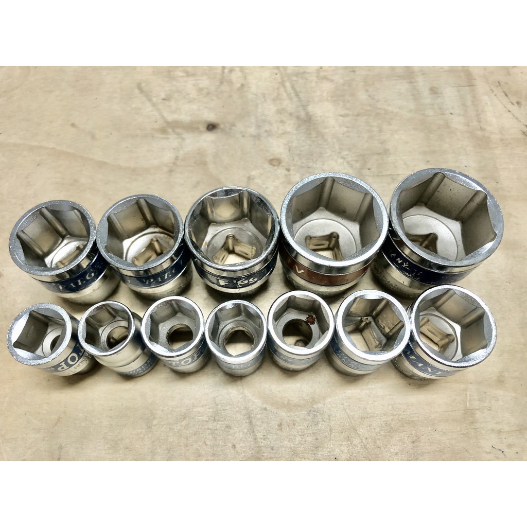 Đầu khẩu vặn ốc lúc giác 6 cạnh  8 10 12 13 14 15 16 17 18 22 23 24 27 30 32