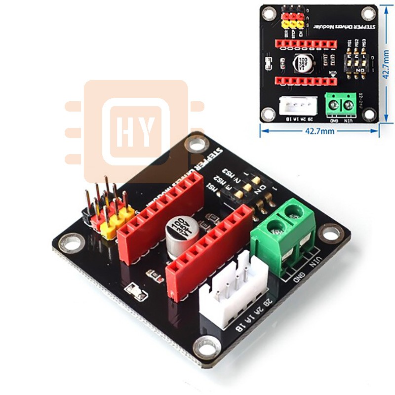 Bảng Mạch Điều Khiển Động Cơ Bước 42 Bước Drv8825 A4988 Dành Cho Arduino Uno R3 Ramps1.4