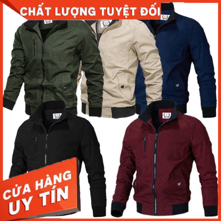VIDEO SP - Áo Khoác Kaki Nam Phối Kéo Style Hàn Quốc - Hàng nhập khẩu