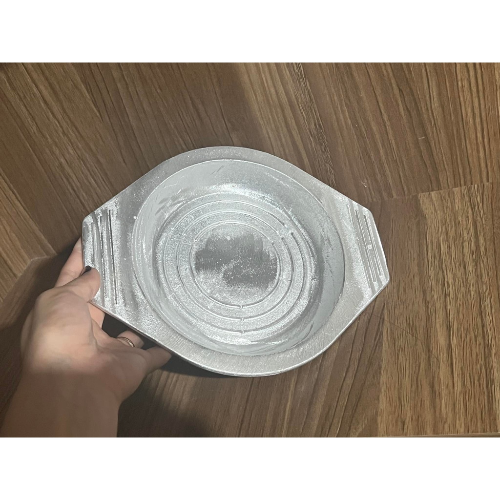 Thố gang nấu Cơm Trộn, mỳ cay hàn quốc kèm Thêm Đế size 16cm