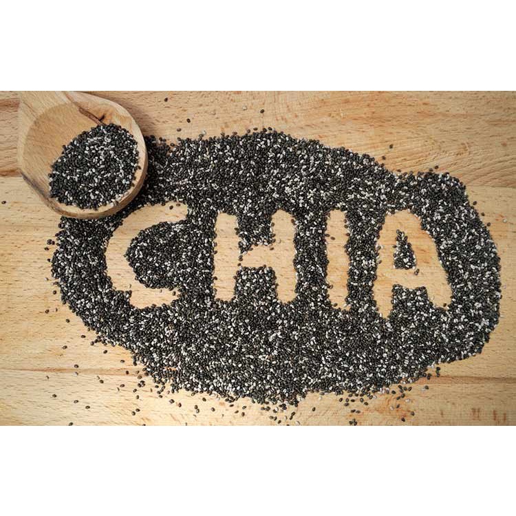 Hạt Chia đen hữu cơ nhập Úc túi tím 250gr-1kg