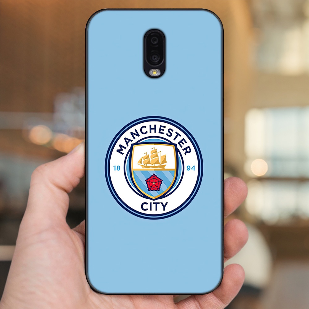 Ốp lưng Samsung J7 Plus viền đen in hình Manchester City MC