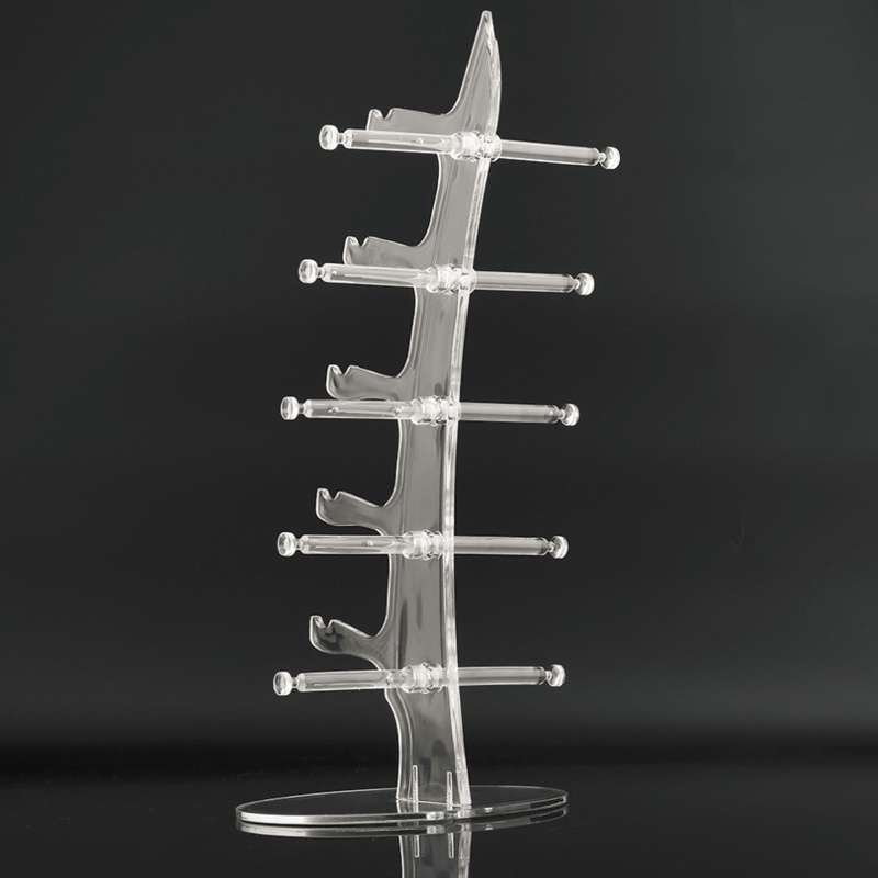 Giá Trưng Bày Mắt Kính 5 Tầng Bằng Acrylic Trong Suốt