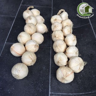 Dây củ tỏi giả - trái cây củ quả giả cao cấp