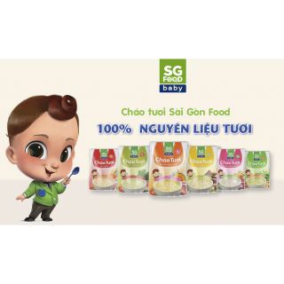 Combo 15 gói cháo tươi của SG food