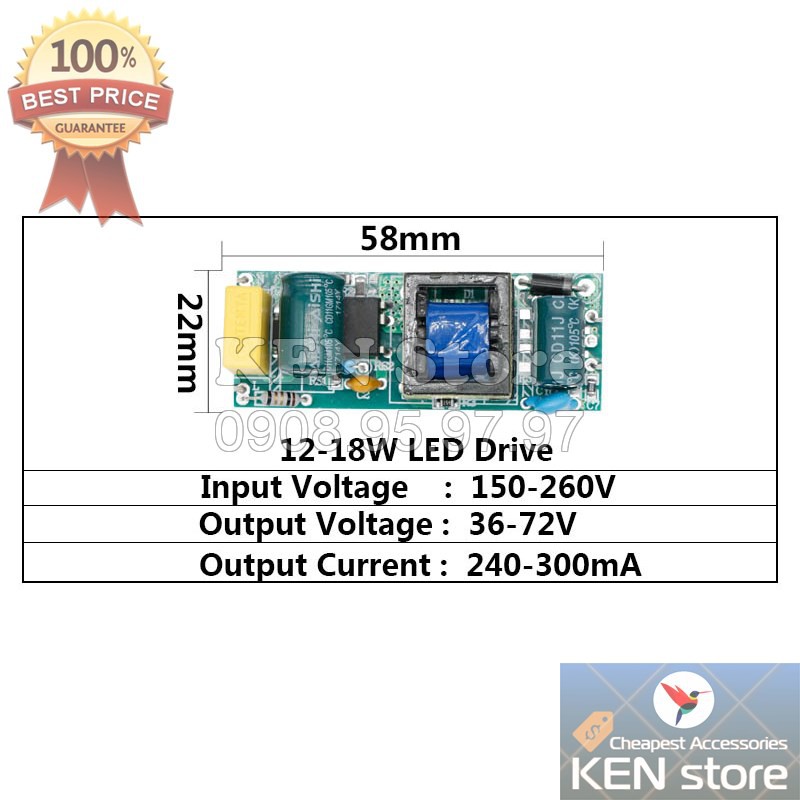 Nguồn led driver, bộ chuyển dòng, chấn lưu cho chip led luxeon | BigBuy360 - bigbuy360.vn