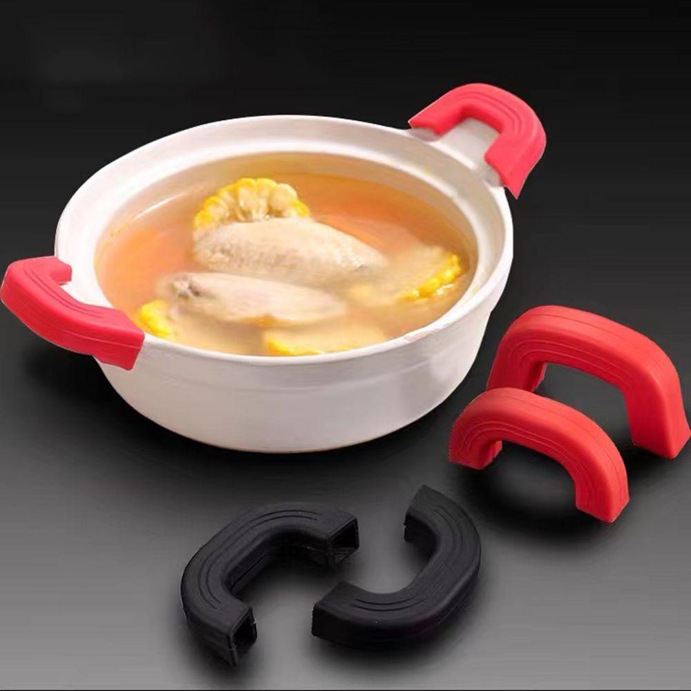 Tay Cầm Silicone Chống Bỏng Chống Dính Cho Chảo Chiên Tiện Dụng