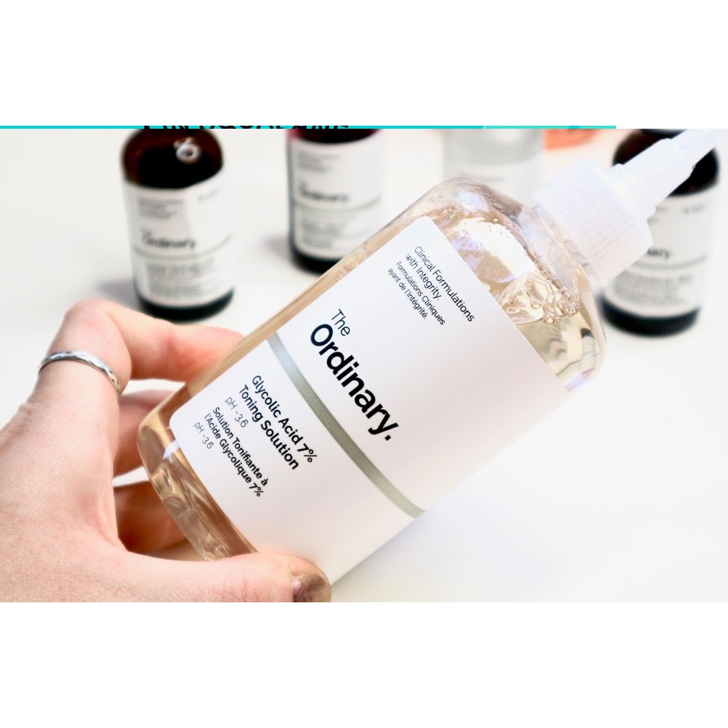 Toner The Ordinary Glycolic Acid 7% 240ml Toning Solution Tẩy Da Chết