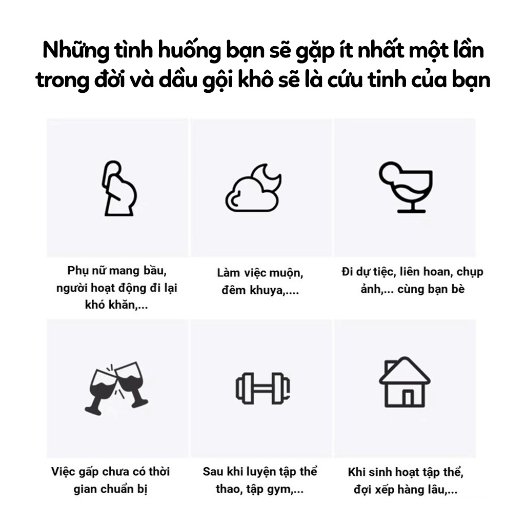 Dầu gội khô dạng xịt Spes, dầu gội đầu khô nữ không bết dính phồng tóc nội địa trung quốc