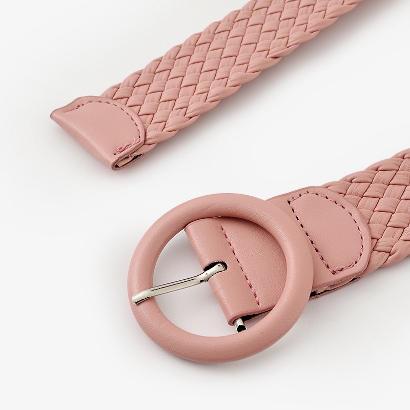 Thắt Lưng Da Bản To Màu Sắc Ngọt Ngào Thời Trang Cho Nữ