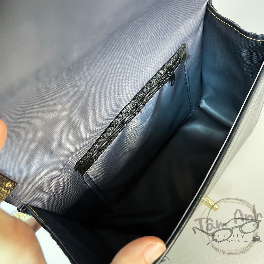 Thanh Lý Túi Xách Thời Trang Giá Rẻ Đeo Vai Đeo Chéo Boy Xích 2 màu Đen Trắng BOYVNX21