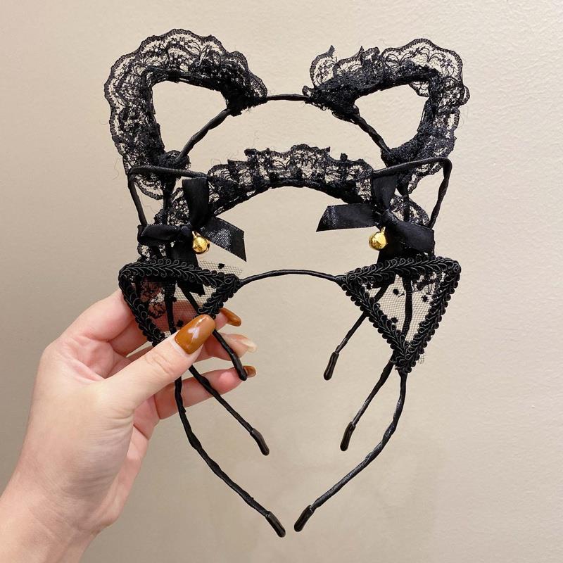 Băng Đô Tai Mèo Bông Dễ Thương Cho Nữ