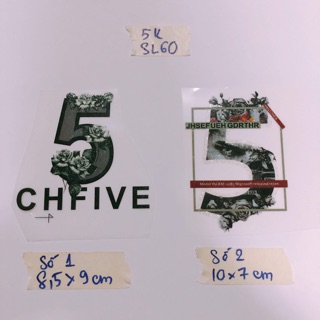 Sticker ủi, hình ủi nhiệt số (phụ kiện may vá, trang trí quần áo may mặc, Handmade,DIY)