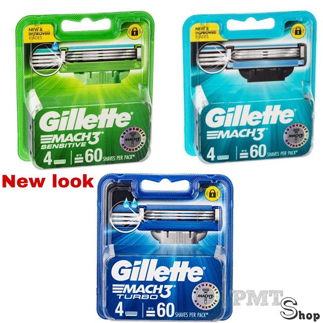 Lưỡi Dao Cạo Gillette Mach 3 mẫu mới