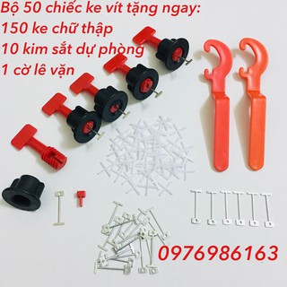 Ke cân bằng gạch lát nền (50 cái) tặng 1 gói ke dấu cộng 1.5m( 160 cái) và 10 kim sắt dự phòng