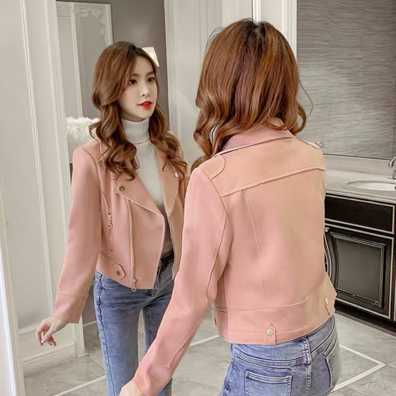 ÁO KHOÁC DA LỘN 🌺- kèm ảnh thật