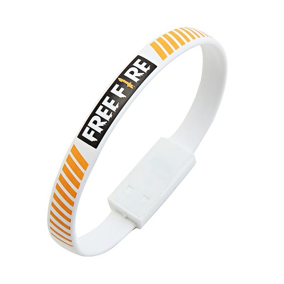 Free Fire Speed Data Cable Charging Bracelet Lighting Official White