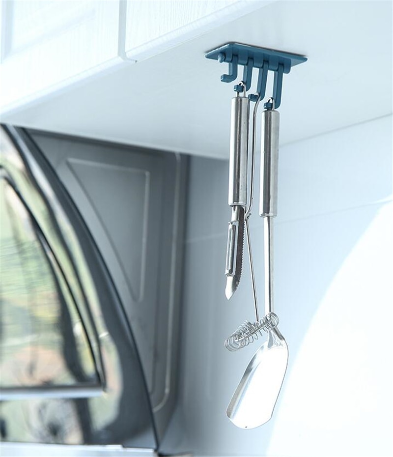 Móc nhựa treo đồ gắn tường tiết kiệm không gian tiện dụng