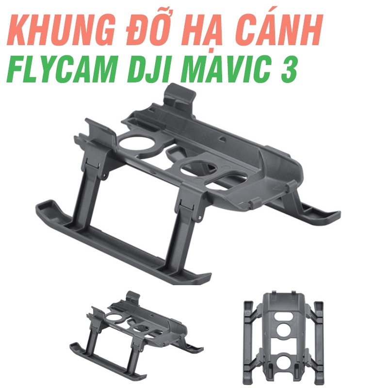 Giá đỡ / khung đỡ hạ cánh cho Flycam Dji Mavic 3 (Heightened landing gear) - Phụ kiện flycam