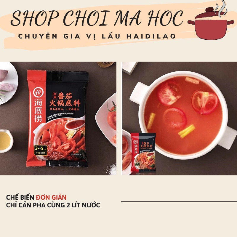 [Mã GROXUAN1 giảm 8% đơn 150K] Gia vị lẩu Haidilao vị cà chua