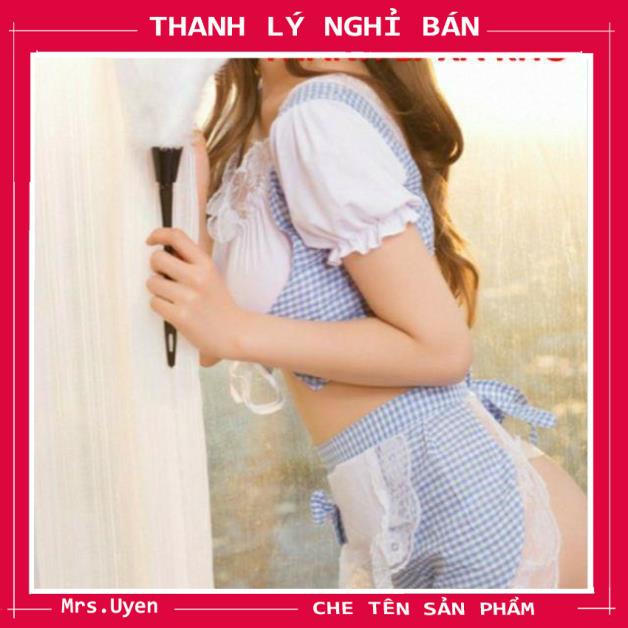 Bộ Đồ Ngủ Cosplay Sexy Nàng Lọ Lem Chăm Chỉ, Váy Ngủ Cosplay Hầu Gái Đủ Phụ Kiện Mã HGX | BigBuy360 - bigbuy360.vn