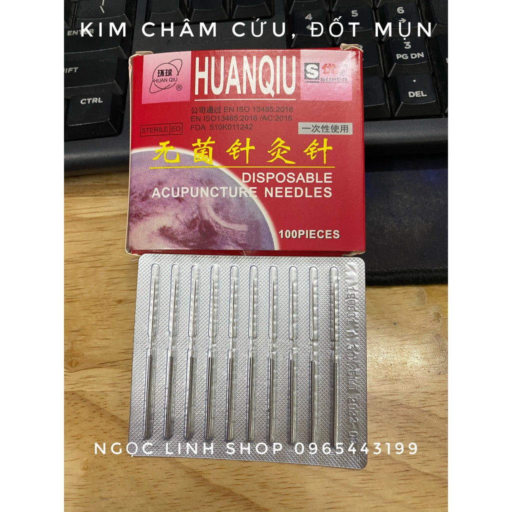 Kim Châm Cứu, Đốt Mụn