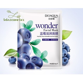 Mặt nạ mask Việt Quất Wonder nội địa Trung Bioaqua
