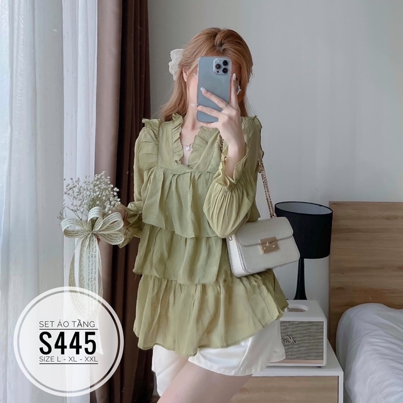 Bigsize Set áo tầng S445