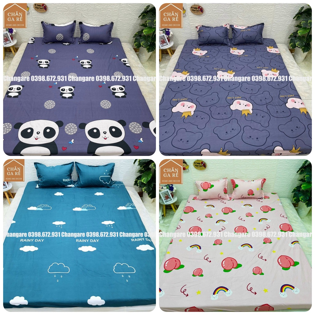 [cập nhât] Ga gối cottong poly ga trải giường chủ đề bò và những người bạn đủ kích thước m6 m8 2m | BigBuy360 - bigbuy360.vn
