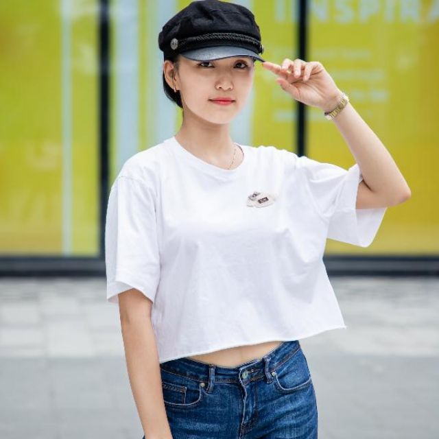 ÁO THUN CROPTOP CHẤT LIỆU COTTON