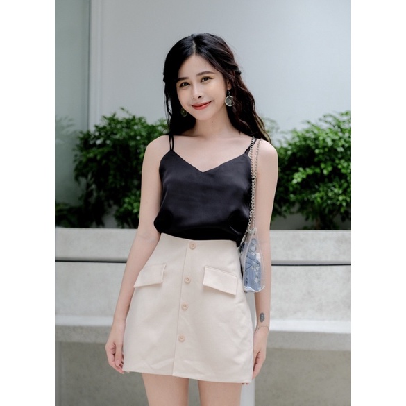 Váy nút hai túi Elly clothing