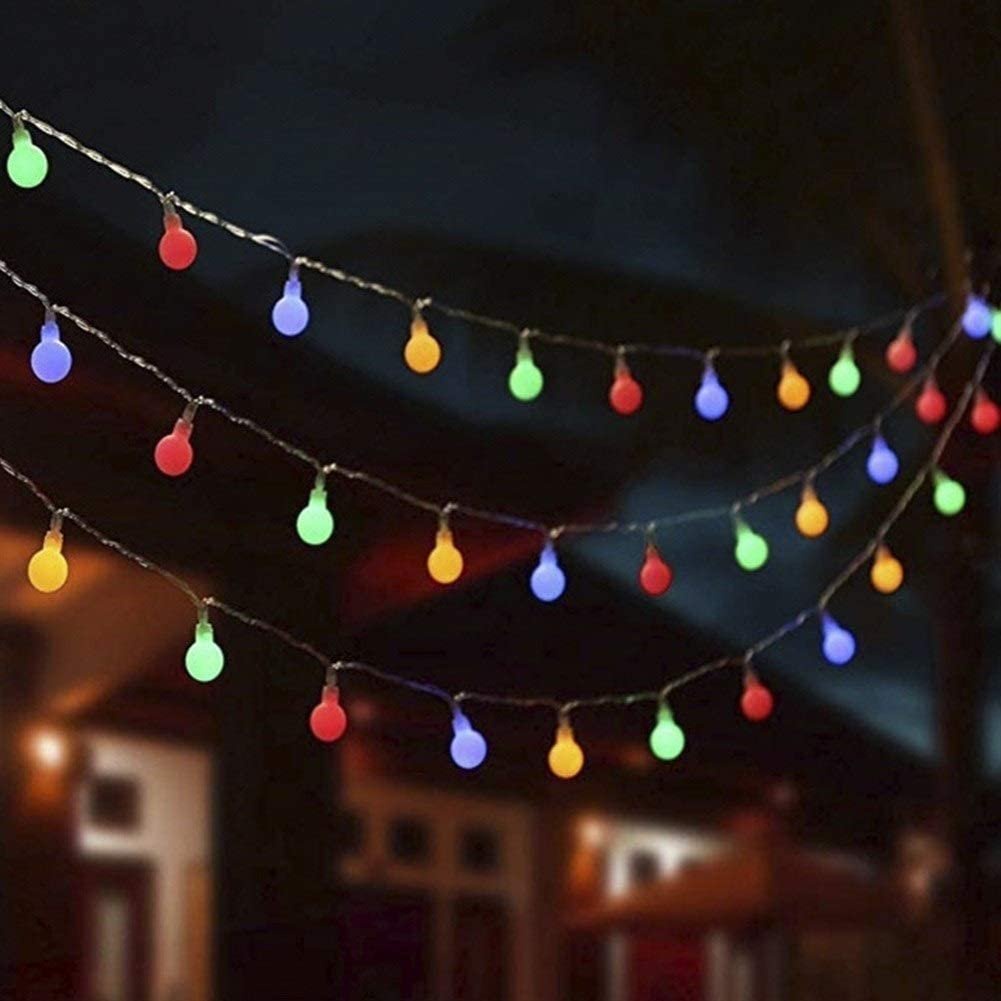 Dây Đèn Led Xài Pin AA Đèn Bóng Tròn Cherry Ball Trang Trí Tiệc Noel Lễ Tết Decor Camping Phòng Ngủ Đẹp Rẻ