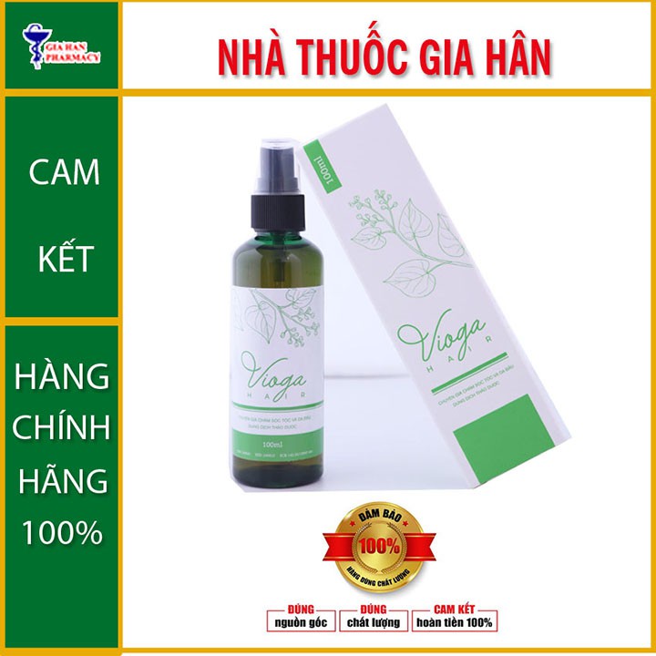 Chai xịt mọc tóc VIOGA HAIR - Phục hồi ngăn ngừa tóc xơ và rụng tóc – chai 100ml