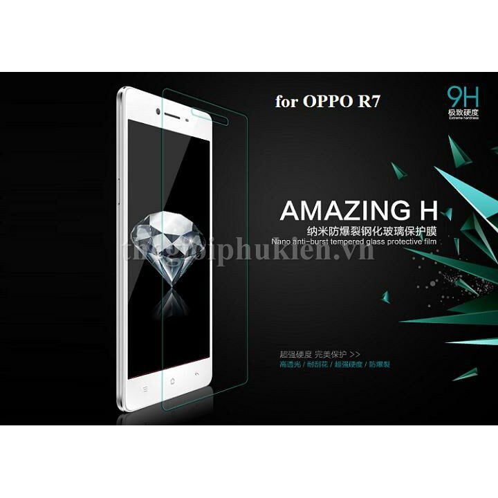 Tấm dán kính cường lực OPPO R7 chống vỡ, chống xước màn hình