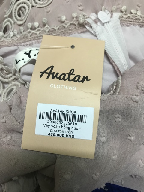 Jumsuit váy hồng nude cực xinh Avatar shop newtag
