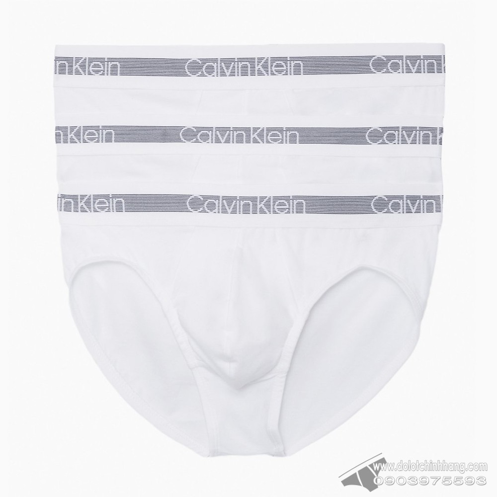 [AUT.] Quần lót nam Calvin Klein NB2142 Cooling Hip Brief 3-pack White