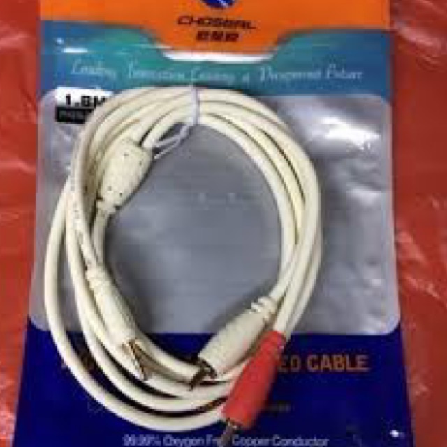 -Dây AV 1 Ra 2 Dài 1,8m chính hãng choseal-giá sỉ 1x-0934671866-Bh lỗi đổi mới