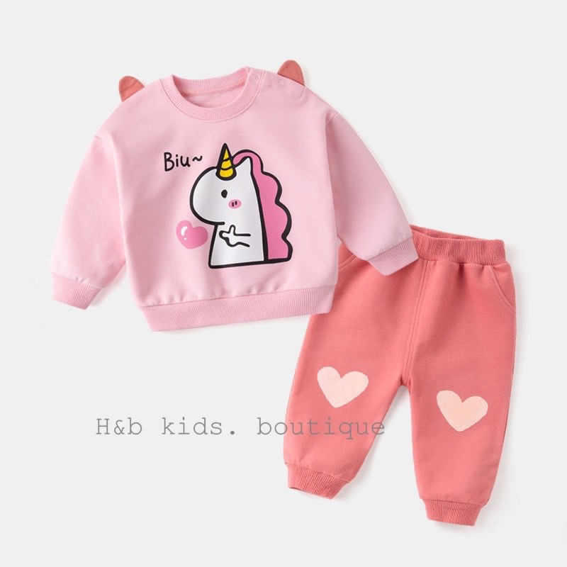 Bộ nỉ da cá cho bé trai, bé gái, set bộ thu đông cho trẻ em từ 6kg đến 17kg