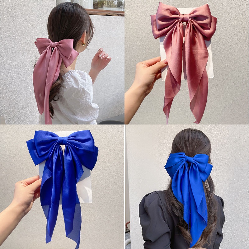 Tiktok Kẹp Tóc Nơ Lớn Phong Cách Công Chúa Mới Nhất Cho Cô Dâu