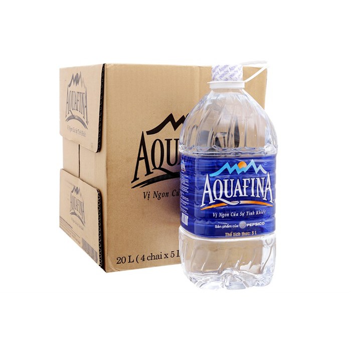 1 CHAI NƯỚC SUỐI AQUAFINA 5L