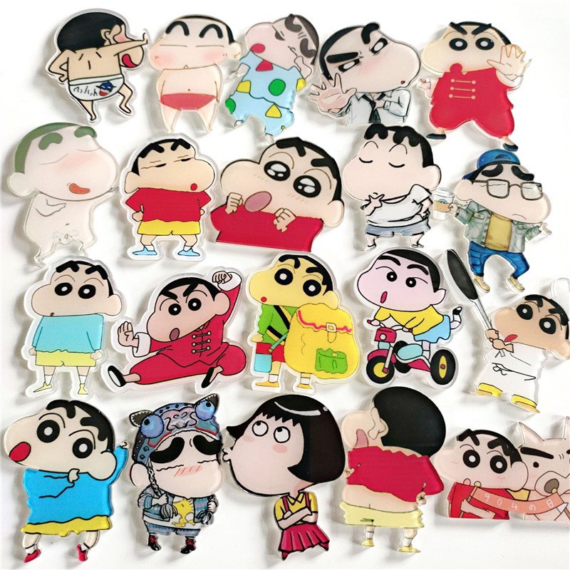 Pin Stick - Khuy cài balo - Huy hiệu dễ thương cậu bé bút chì
