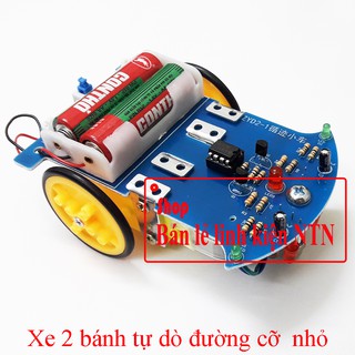 Xe 2 bánh tự dò đường cỡ nhỏ