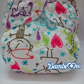 TẢ VẢI BAN NGÀY SIZE M ( cho bé 3-16kg) - bambimio