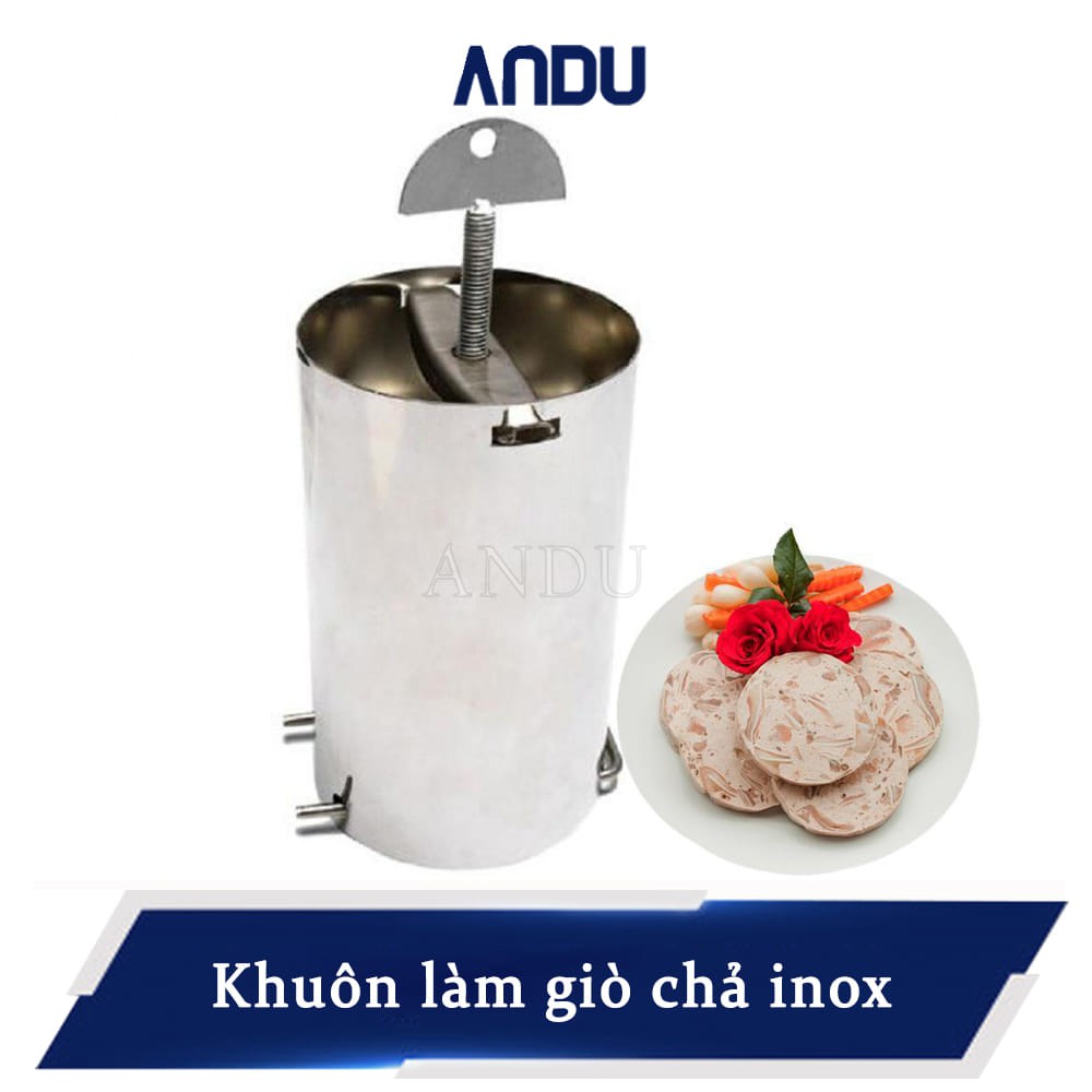 Khuôn Làm Giò Chả Inox 1kg, Khuôn Làm Giò Inox