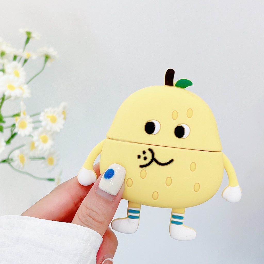 Vỏ Bảo Vệ Hộp Sạc Tai Nghe airpods Pro 1 / 2 / 3 Bằng Silicon Họa Tiết Hoạt Hình Sydney Dễ Thương