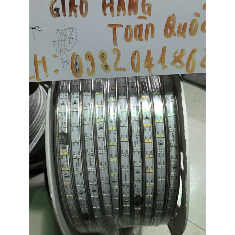 Dây led cuộn đủ màu 2 hàng siêu sáng (giá 1m)